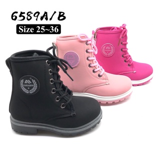 6589A/6589B Girls Fashion Style Boots Shoes For Kids