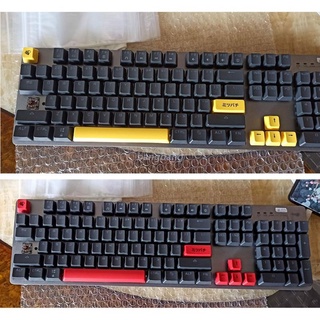 Bang 7 Keys Honey And Milk Theme OEM Keycaps For MX Switch Mechanical Keyboard PBT Dye Subbed Bee Japanese Keycaps