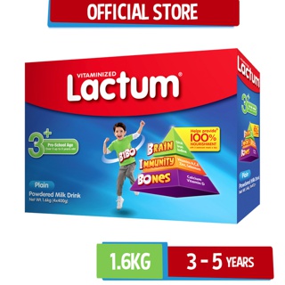 Lactum 3+ Plain Powdered Milk Drink 1.6kg