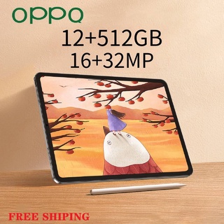 OPPO Android Tablet Brand new Smart tablet 12G+512G Online class tablet 5G WIFI Dual Sim Card COD