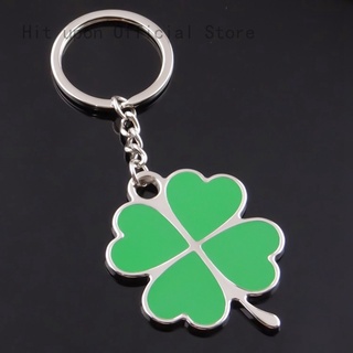 Hit upon official store Four Leaf Clover Lucky Charm Keychain Keyring For Car Home Keys Key Fob Chain Hit upon