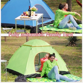 ☆Good Quality☆ DIY Automatic Camping Tent Waterproof Outdoor Door Dome Camping Tent