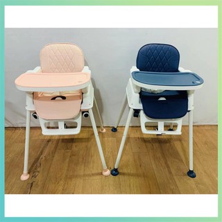 【Available】 Adjustable Baby High Chair Multifunctional + Wheel #016-S