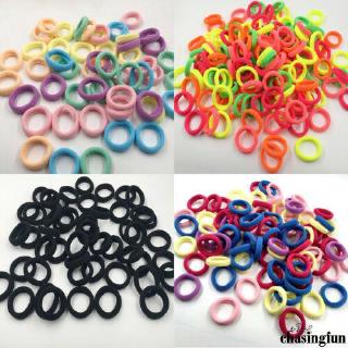 Y＆L ❥50Pcs Colorful Girl´s Hair Band Ties Rope Ring Elastic