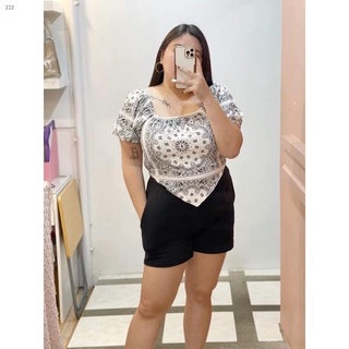 (Sulit Deals!)✐♟Plus Size Bandana Top by Shapes and Curves