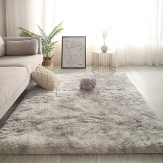 Long Hair Living Room Carpet Sofa Coffee Table Rug Bedroom Room Bay Window Bedside Carpet Luxury