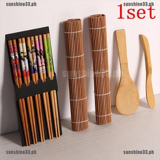 【spot good】☍◎❅[SUN33+COD]13pcs DIY Bamboo Sushi Maker Set Rice Sushi Making Kits Ro