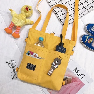 Messenger bag female student korean bag canvas shoulder bag campus cute versatile girlfriends same bag handbag