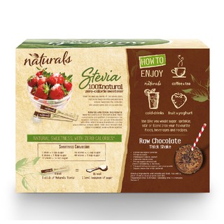 Naturals Stevia Zero Calorie Sweetener 100 Sticks With Free Luminarc Vacuum Jar (6)