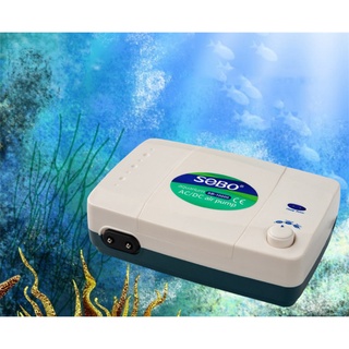 AC/DC air pump for aquarium ultra silent waterproof fish tank increase oxygen pump 2 outlets SOBO S
