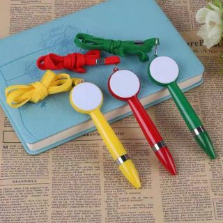 Blank Ballpen With Sling For souvenirs,giveaways,birthday,partygift ,company/office logo