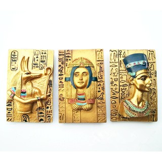 Egyptian Pharaoh, Egypt Queen 3D Resin Fridge Magnet Tourist Craft