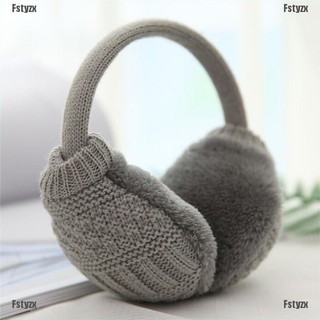 Fstyz Winter Casual Outdoor Knitted Earmuffs Warmers Gifts Knit Ear Protector Covers (6)