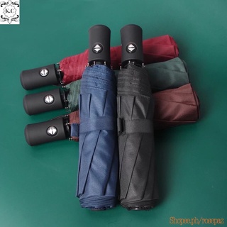 【Ready Stock】✽❀✾K.C☆Good Quality☆ Payong Windproof Automatic Plain Colors Umbrella
