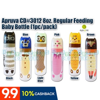 BFCM Apruva Regular Feeding Bottle for Baby 8oz Cd#3012 (1Pc/Pack)