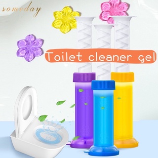 Gel Toilet Bowl Cleaner Flower Stamp Toilet Deodorizing Gel Stamp Toilet Flask Odor Remover
