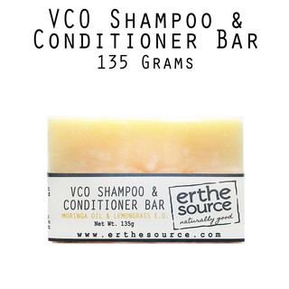 Erthe Source VCO Moringa Oil Shampoo Bar 135g