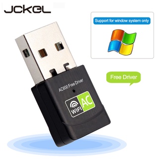 JCKEL Wifi Adapter USB Antenna Ethernet AC 600 Mbps Dual Band Wi Fi Receiver Wi-Fi USB Lan Adapter