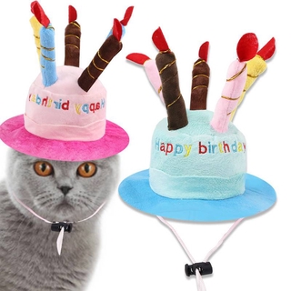【LY happy】Cat hat dog hat pet hat cat birthday hat pet decoration cat headdress dog headdress pet headdress