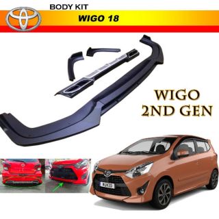 Toyota Wigo Gen 2 Rear Diffuser and Lip Chin Set