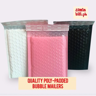 gift gift boxgift✙∏Bubble Mailers GOOD QUALITY Poly padded PINK, BLACK, AND WHITE