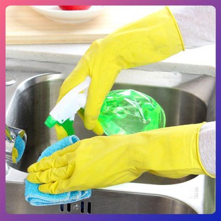 Gloves Dish Washing Gloves Long Rubber Household Gloves Latex Laundry Gloves