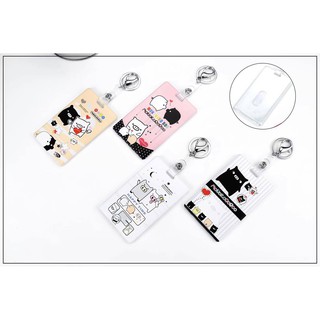 new style keychain Card Holder PU Leather Pocket Business ID Credit Card Cover so cute good quality