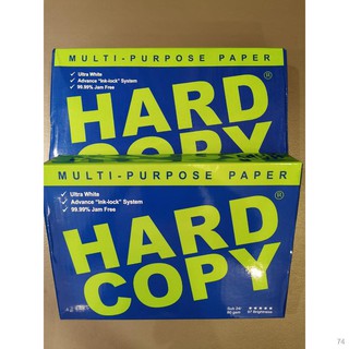 ∋Hard Copy Hardcopy Bond Paper/ Copy Paper Sub 24/ 80GSM thick Short/Letter and A4 (2)