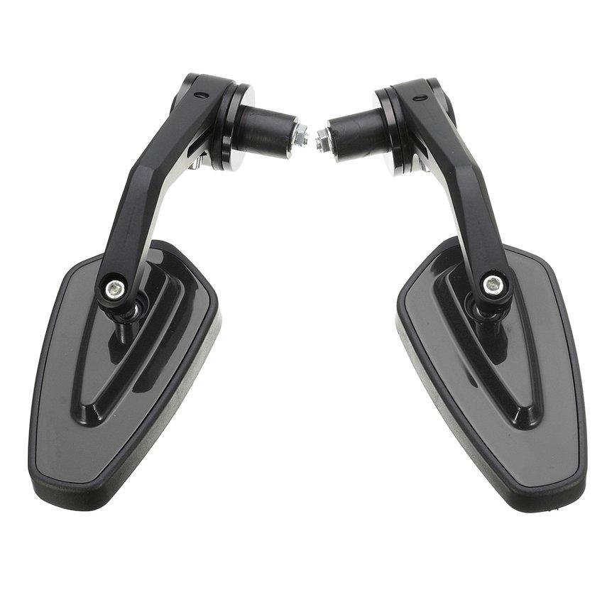 【9PHP】Universal Motorcycle 7/8'' 22mm Aluminum Rear View Side Mirror Handle Bar End