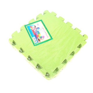 9 pieces 30*30CM plain puzzle green EVA foam floor mats