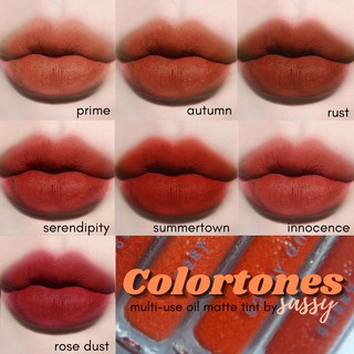 COLORTONES | [Long-lasting, Oil-Based Matte Tint, Lip tint, Lipstick] | Sassy Angel Co. 8ml