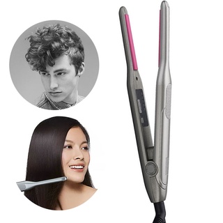 Professional 2 in 1 Hair Straightener Curling Iron hair curler Flat Iron for Short Hair LED Hair Str