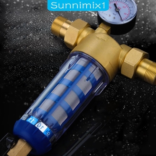 [SUNNIMIX1] Whole House Water Filter Housing Sediment Water Pre-filter System 2 Sizes