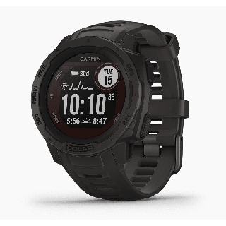 Garmin Instinct Solar GPS Smart Watch-Graphite(1 year warranty)