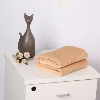 【sun】 New Super Soft Warm Solid Warm Micro Plush Blanket Throw Rug Sofa Bedding 70x100CM