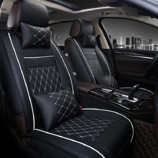 [COD]Universal All Car Leather Support Pad Car Seat Covers Cushion Accessories (7)