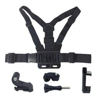 WU Chest Mount Harness Elastic Camera Vest Strap for Go Pro Hero 9 8 7 6 5 4 3 Sports Cameras Adjustable Body Strap