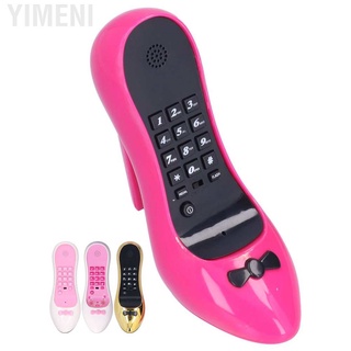 Yimeni High Heel Corded Telephone Wired Novelty Funny Shaped Home Office Phones Furniture Decoration
