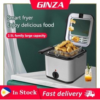 Electric Deep Fryer 220V Stainless Steel Frying Machine Electric Fryer Electric Pot