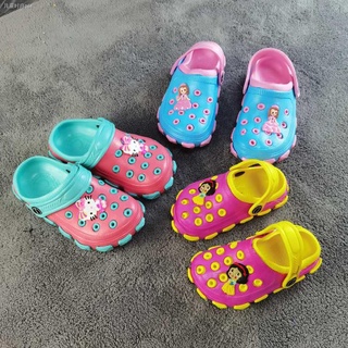 ♝✸❇avig Kid Girls Cartoon Character Slippers/ Rubber Sandals Slipper crocs design