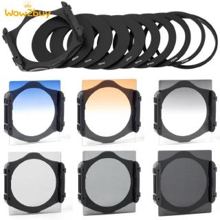 6pcs ND2 4 8 Gradual Color Filter Kit + 9pcs Ring Adapter for Cokin P [Wow]