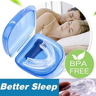 Silicone Stop Snoring Anti Snore Mouthpiece Sleeping Apnea Guard Bruxism Tray Sleeping Aid Mouthguard Personal Health Care