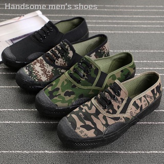 rubber shoes △☼✧Cheap.in male summer a pedal camouflage wear-resisting shoes work army site cloth fo