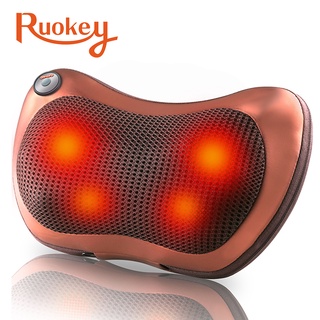 Relaxation Massage Pillow Vibrator Electric Shoulder Back Heating Kneading Infrared therapy shiatsu