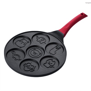 H&G Pancake Maker Pan - Griddle Pancake Pan Molds for Kids Nonstick Pancake Griddle Pan with 7 Animal Shapes