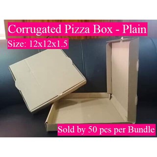 gift box✖✟♈Corrugated Pizza Box 12inches (50pcs/Bundle) 12x1