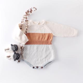 Newborn Baby Long Sleeve Knit Romper