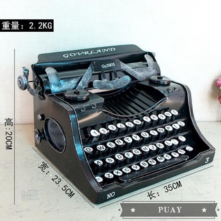 ✳◑Retro vintage typewriter English non-Chinese furnishings pro