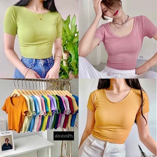 PASTEL Korean Colorful Knitted Top