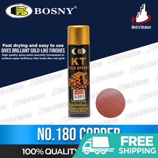 BOSNY KT Gold Effect Spray Paint - COPPER